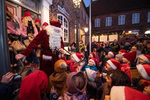 Triff den Weihnachtsmann in Ribe