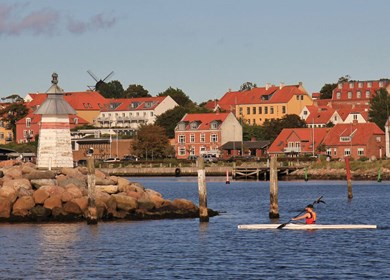 Ebeltoft vom Wasser aus