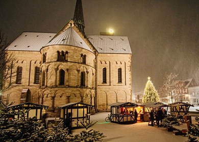 Der Ribe Dom und der Weihnachtsmarkt