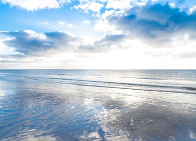 Gezeiten an der Nordsee bei Blavand