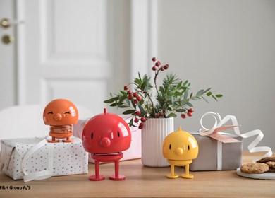 Bunte Hoptimisten als Mitbringsel aus Dänemark 