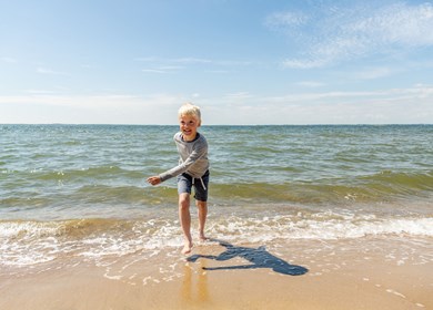 Lundö Strand für Kleine und Große