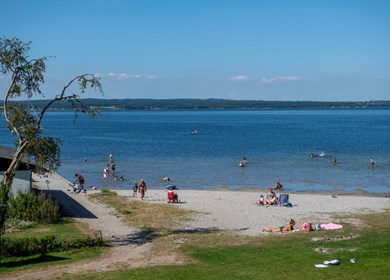 Prästö Strand in Südseeland