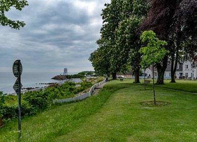 Rödvig Hafen in Seeland bei Stevn Kliff