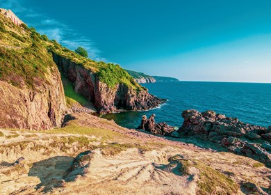 Tejn Felsen im Meer
