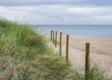 Sortsö Strand auf Falster