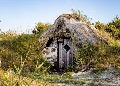 Läsö - Hümmerhütten in Dünen